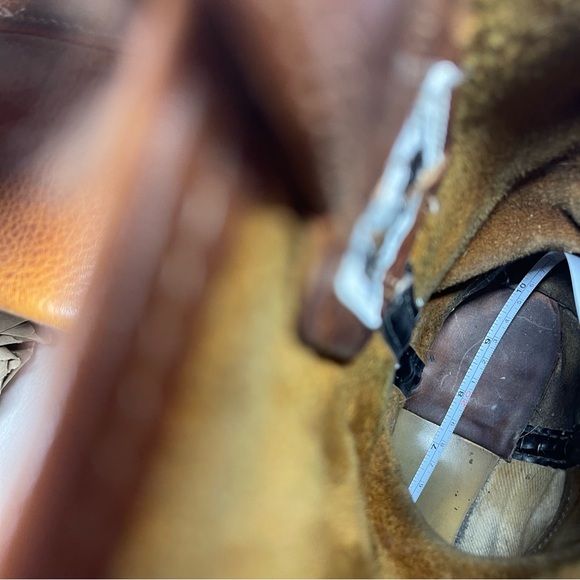 Frye Brown Leather Harness Boots - Picture 12 of 13